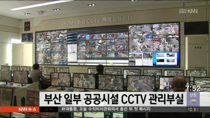부산시 정기감사 결과, 일부 공공시설 CCTV 관리부실