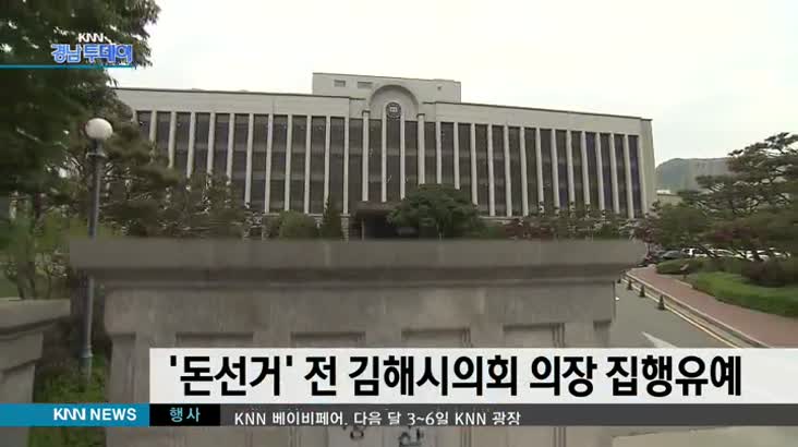 '돈선거' 전 김해시의회 의장 집행유예형
