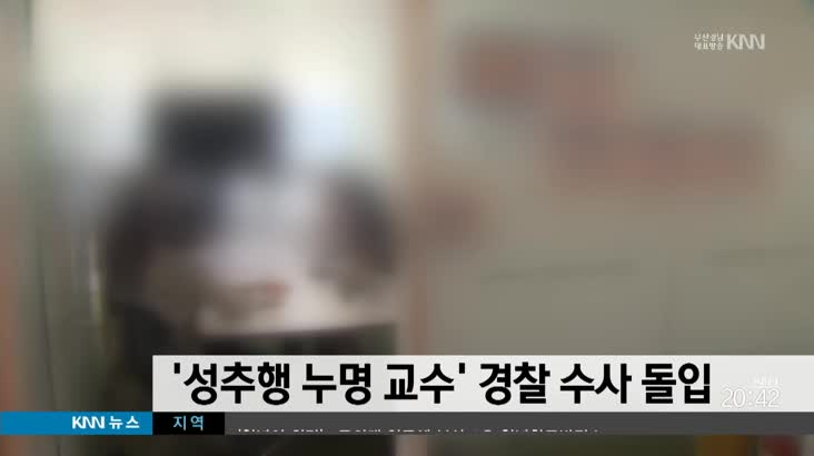 '성추행 누명 교수' 경찰 수사 돌입