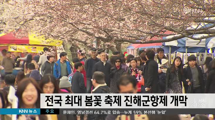 전국 최대 봄꽃 축제 진해군항제 개막