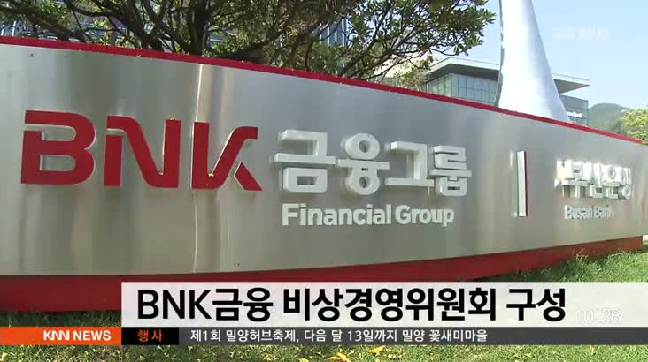 BNK 금융 비상경영위원회 구성