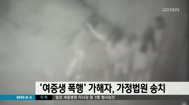 ‘여중생 폭행’ 가해자 3명, 가정법원 송치