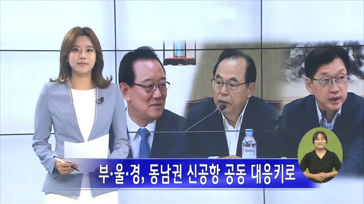 부-울-경, 동남권 신공항 공동 대응키로