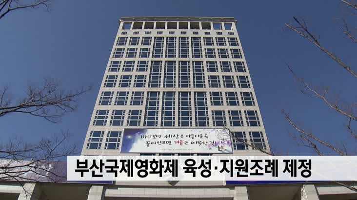 부산시, 부산영화제 육성·지원조례 제정