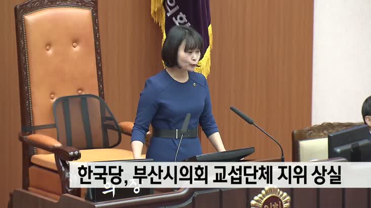 자유한국당 부산시의회 교섭단체 지위 상실