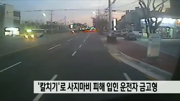 ‘칼치기’ 운전으로 사지마비 피해 입힌 운전자 금고형