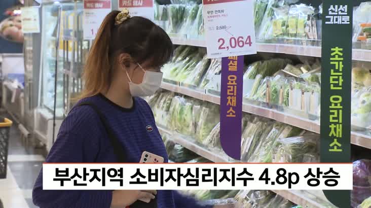 부산지역 소비자심리지수 4.8포인트 상승