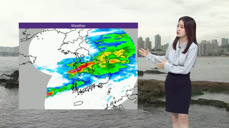 경남 서부지역 비, 부산 전역 확대-모닝통통통 날씨 9월 1일(수요일)