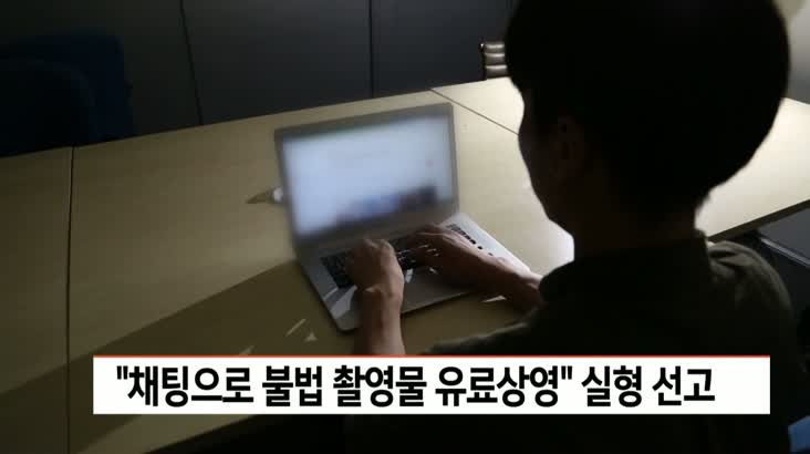 “채팅으로 불법 촬영물 유료상영” 실형 선고