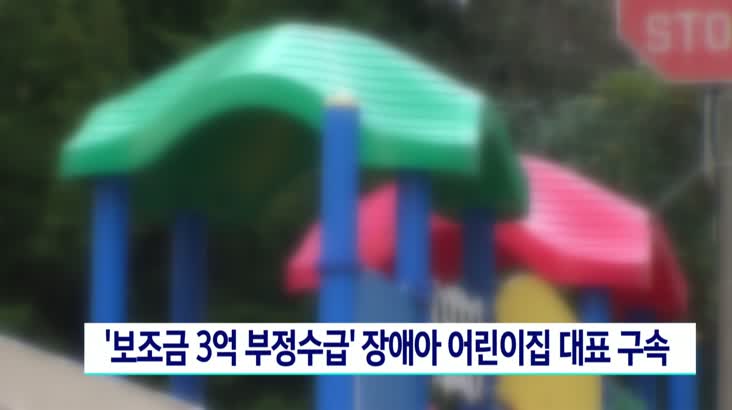 ‘국고보조금 3억 부정수급’ 장애아 어린이집 대표 검찰 송치