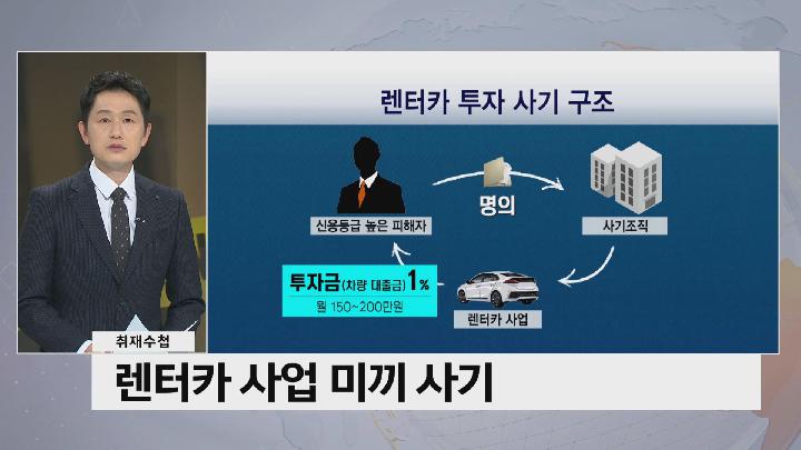 [취재수첩]렌터카 사업 미끼 사기…116억원 편취