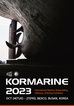 ufi Approved Event KORMARINE 2023 International Marine, Shipbuilding, Offshore, Oil & Gas Exhibition OCT 24(TUE)-27(FRI), BEXCO, BUSAN, KOREA