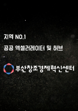 지역 No.1 공공 액셀러레이터 및 허브 - 부산창조경제혁신센터