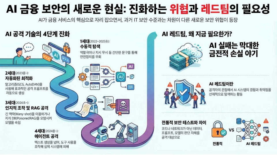 금융권 AI, 고도화된 보안 공격에 무력화 가능성 제기…선제적 보안 점검 필요성 경고