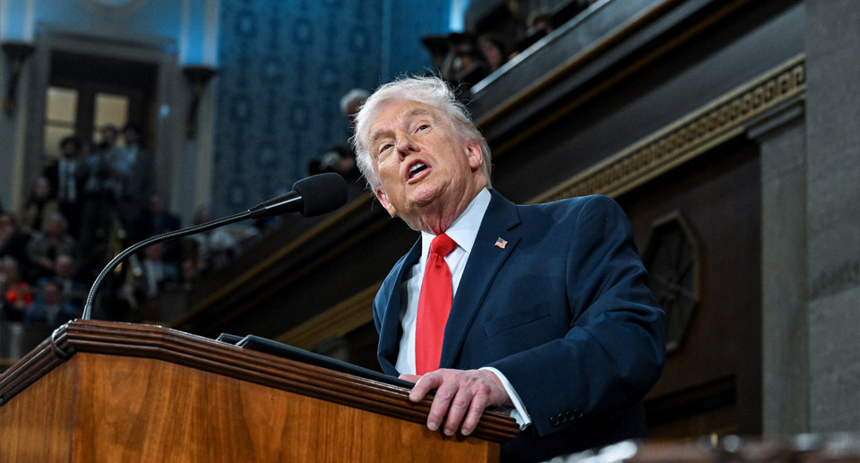 트럼프 국정연설 긍정 평가 64%…물가 안정 기대는 낮아